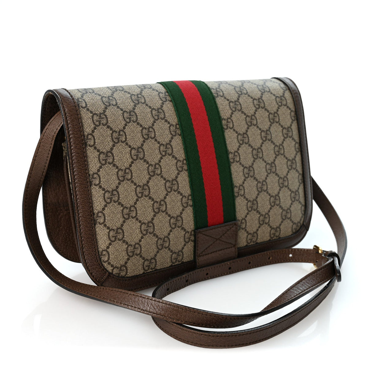 Flap Shoulder Bag - Beige