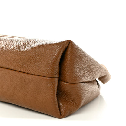 Maxi Calfskin Shoulder Bag - Brown