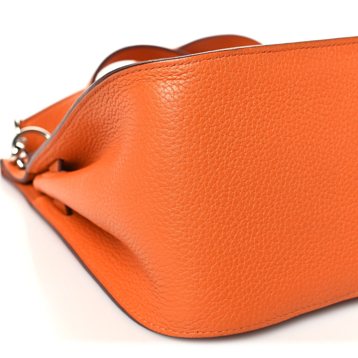 Taurillon Clemence Jypsiere 28 Orange Handbag
