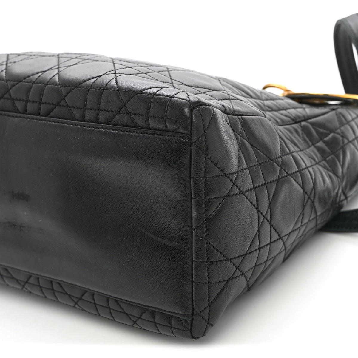 Medium Lambskin Handbag - Black