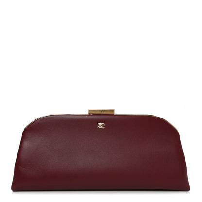 Large Lambskin Clutch Bag