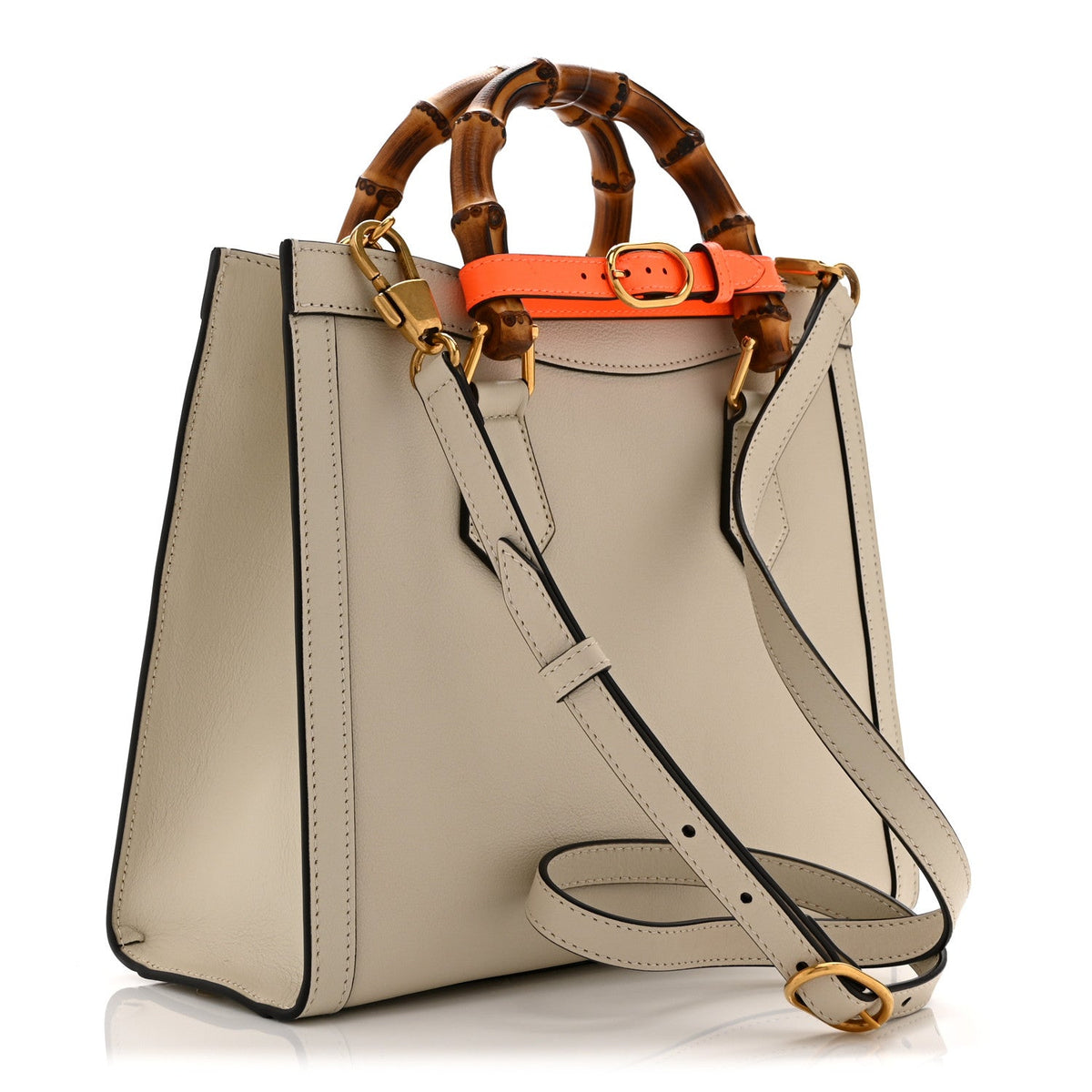 Small Calfskin Tote Bag - White