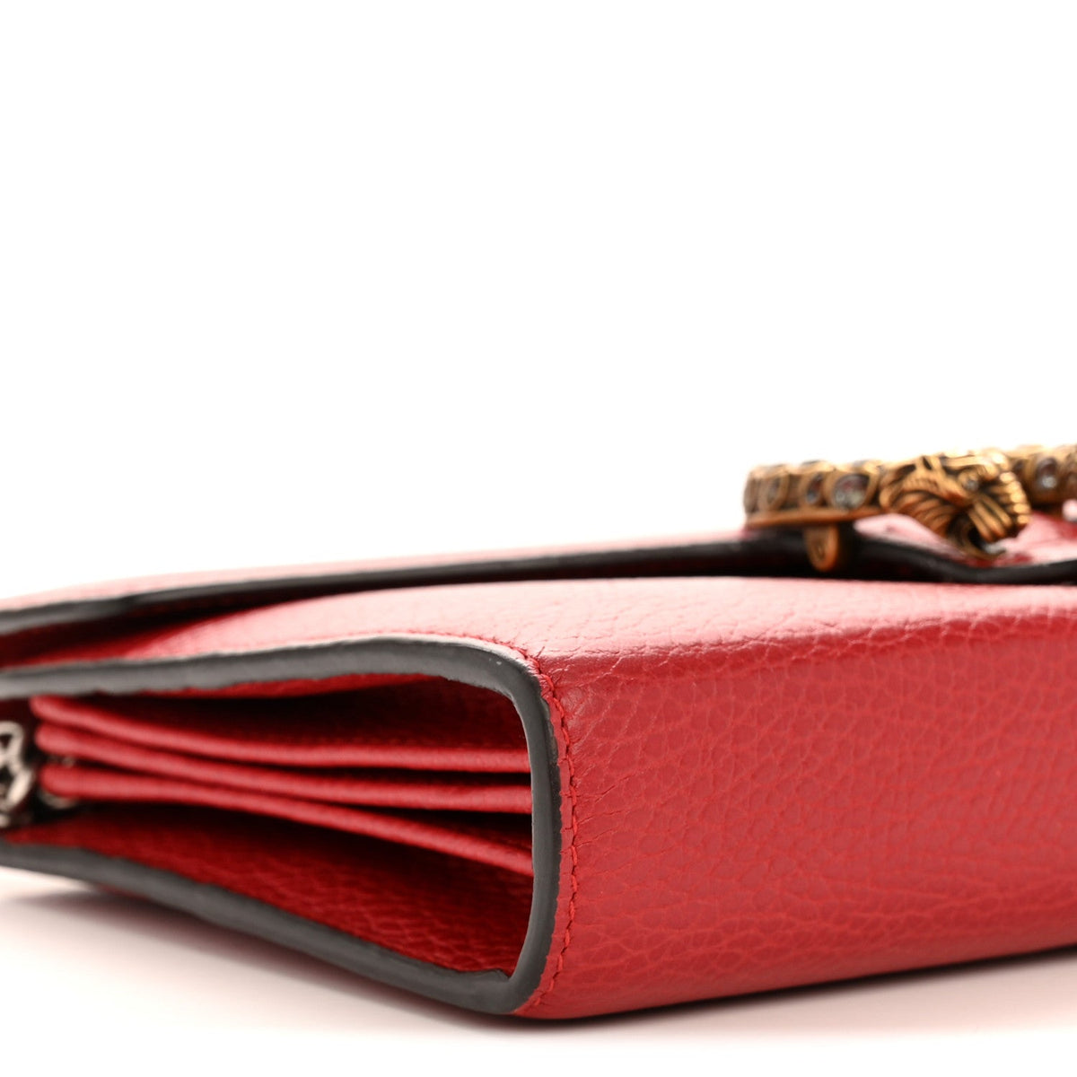 Mini Calfskin Wallet Bag - Red