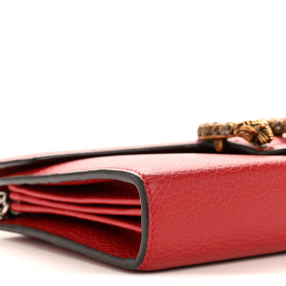 Mini Calfskin Wallet Bag - Red