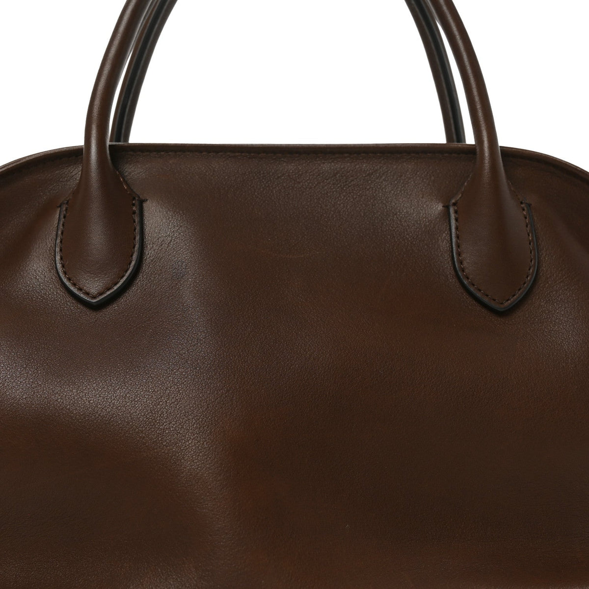 Calfskin Handbag - Brown