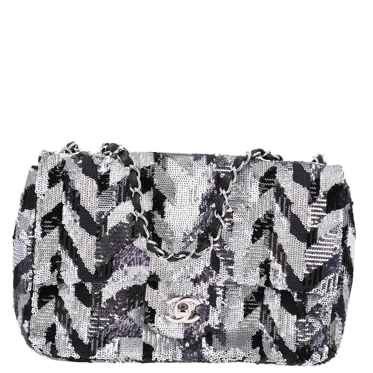 Medium Flap Shoulder Bag - Black