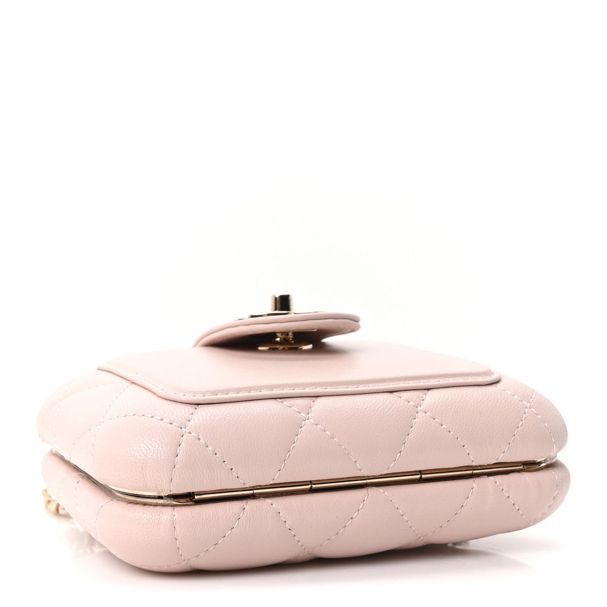Mini Quilted Lambskin Handbag - Pink