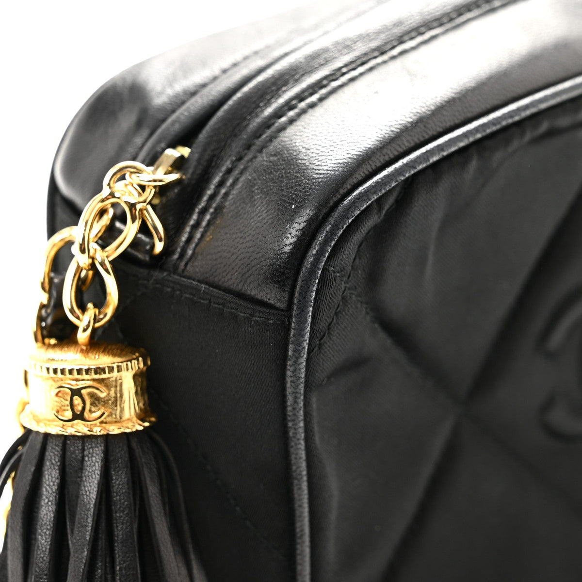 Quilted Handbag - Black