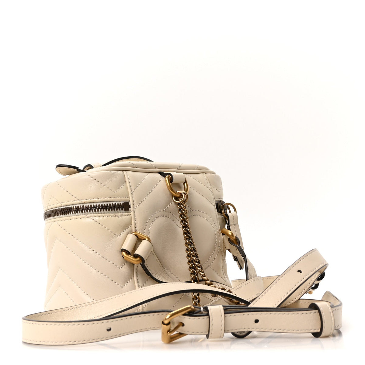 Mini Calfskin Backpack - White