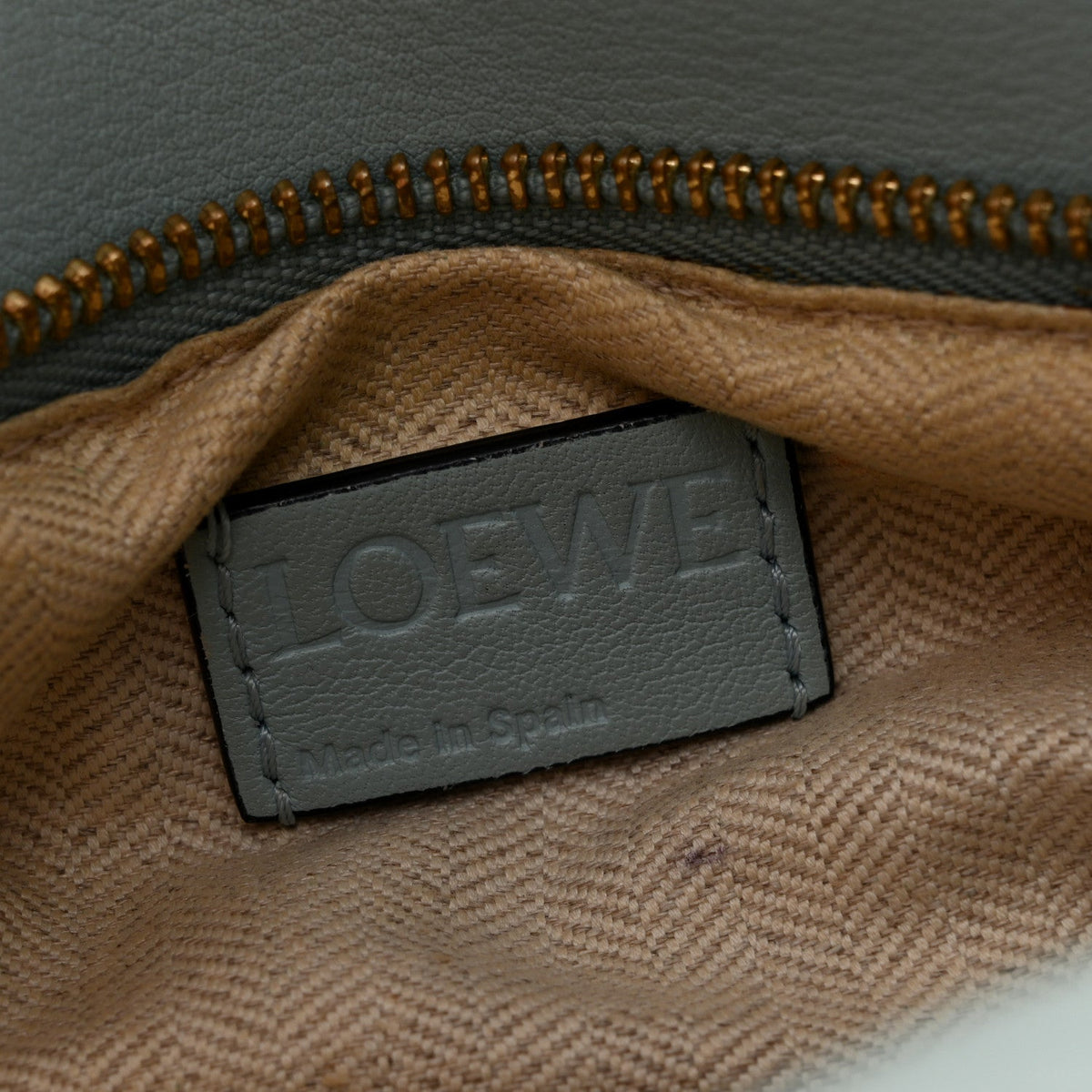 Small Calfskin Handbag - Light Blue