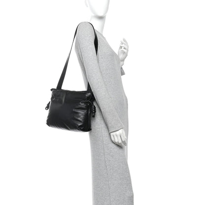 Lambskin Nappa Clutch Bag - Black