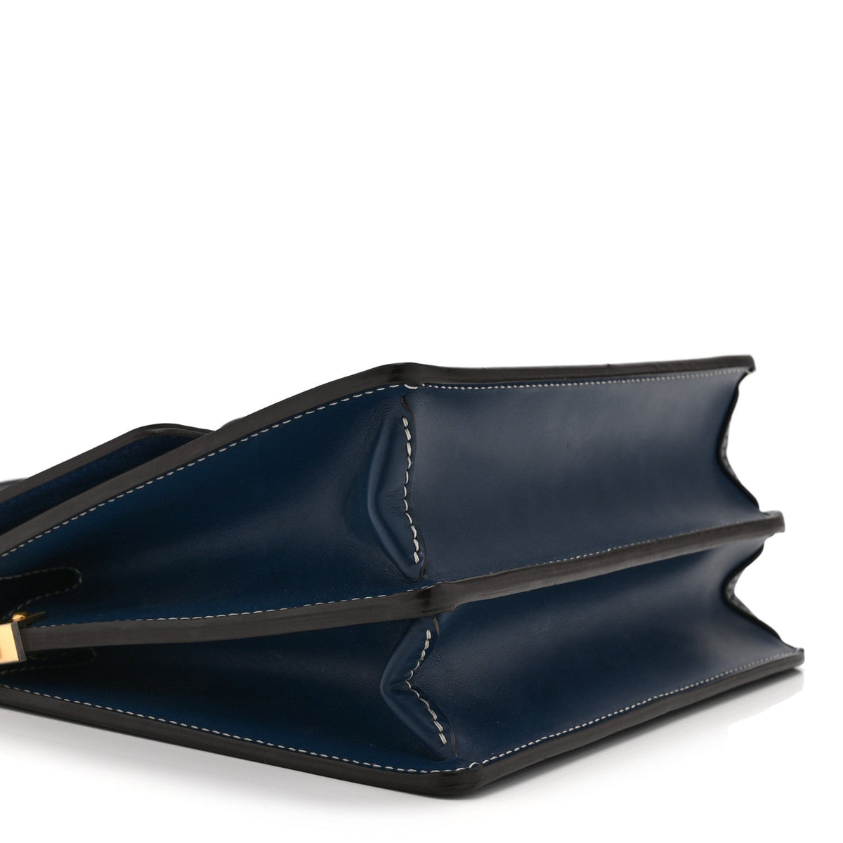 Denim Monogram Jacquard Dauphine Mm Bleu Handbag