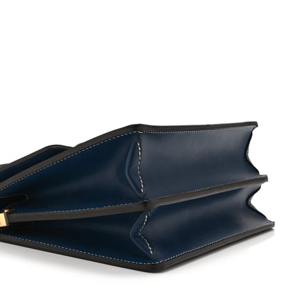Denim Monogram Jacquard Dauphine Mm Bleu Handbag