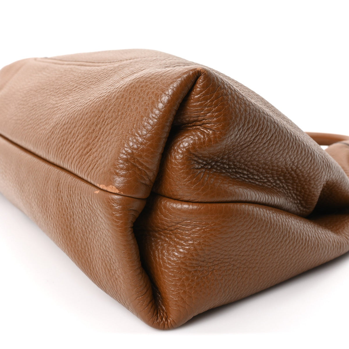 Maxi Calfskin Shoulder Bag - Brown