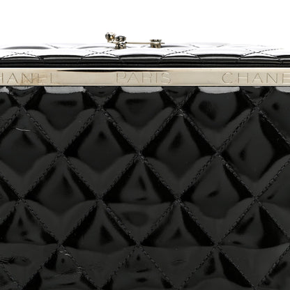 Quilted Clutch Bag - Black