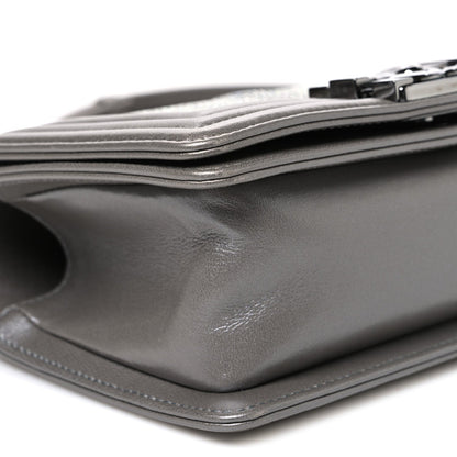 Small Flap Shoulder Bag - Gray