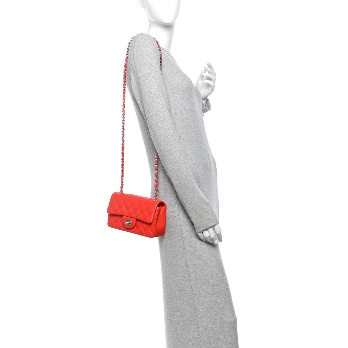 Mini Quilted Lambskin Flap Shoulder Bag - Tan