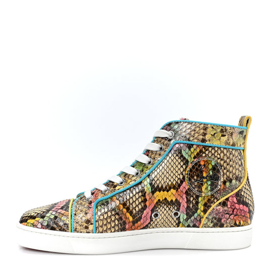 Snakeskin Louis Flat Sneakers Multicolor