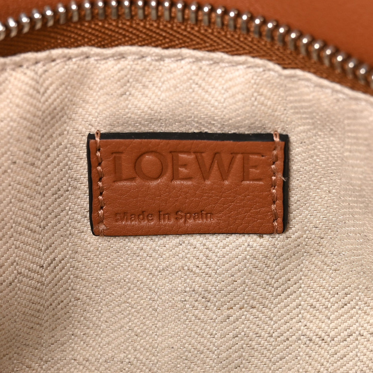 Small Calfskin Handbag - Tan