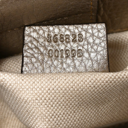 Mini Calfskin Tote Bag - Gold