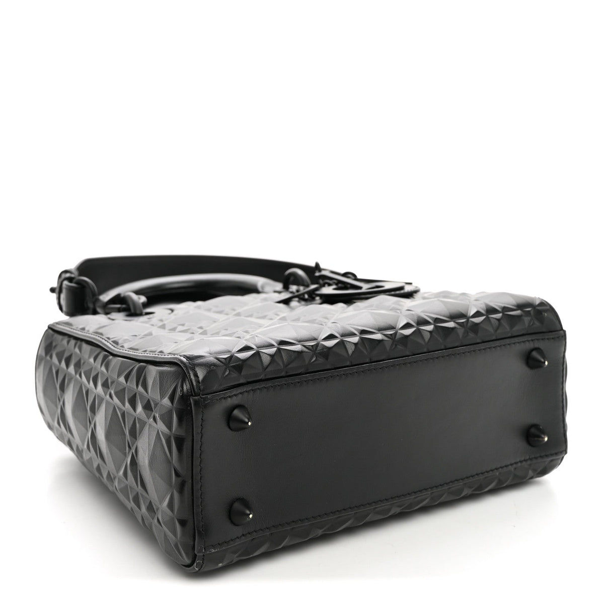 Small Calfskin Handbag - Black
