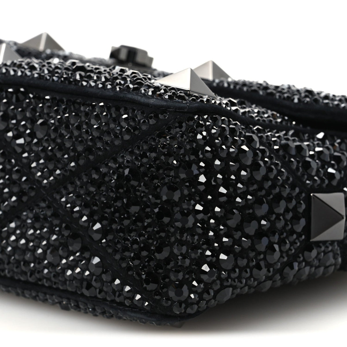 Medium Suede Shoulder Bag - Black
