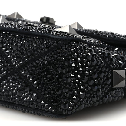 Medium Suede Shoulder Bag - Black