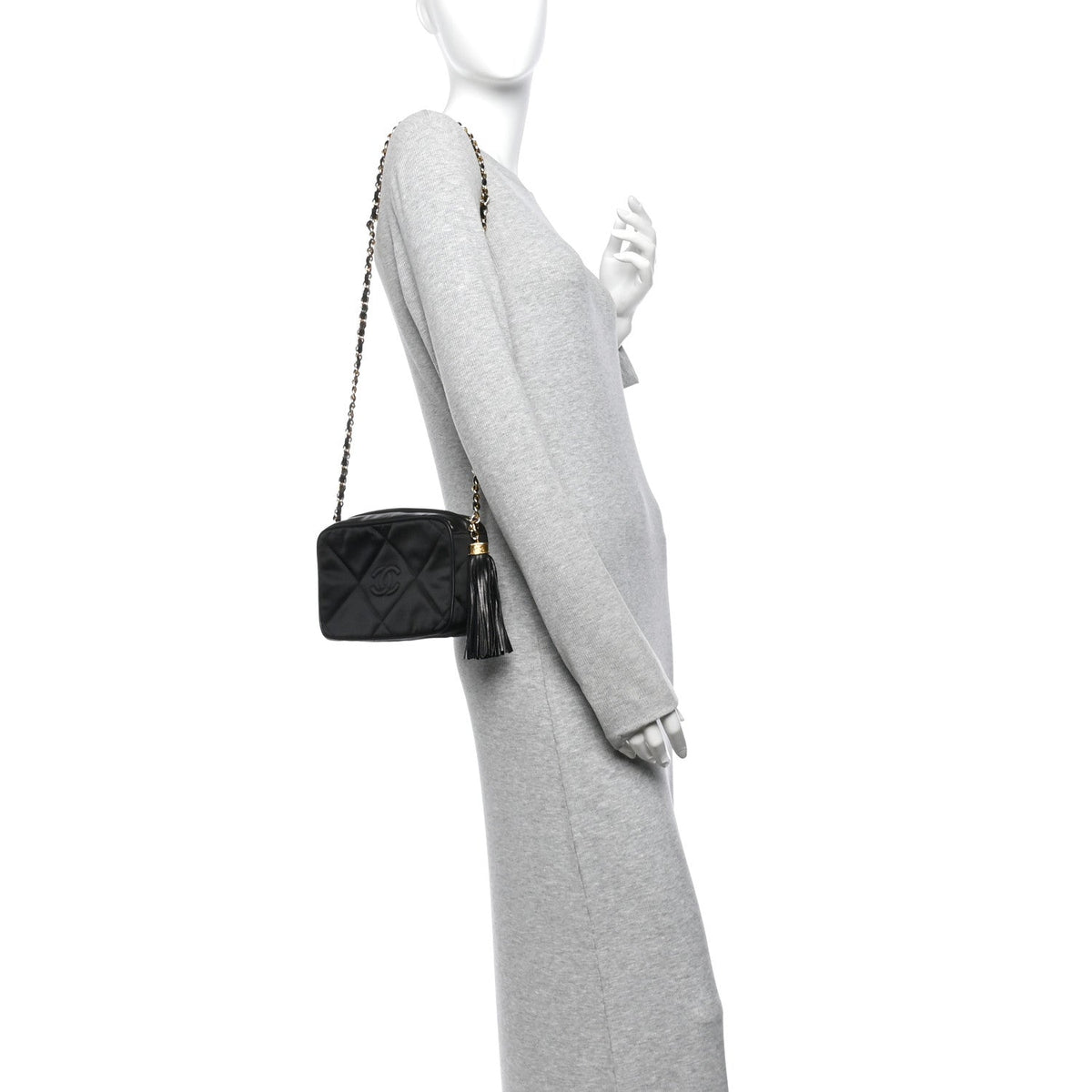 Quilted Handbag - Black