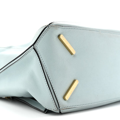 Small Calfskin Handbag - Light Blue