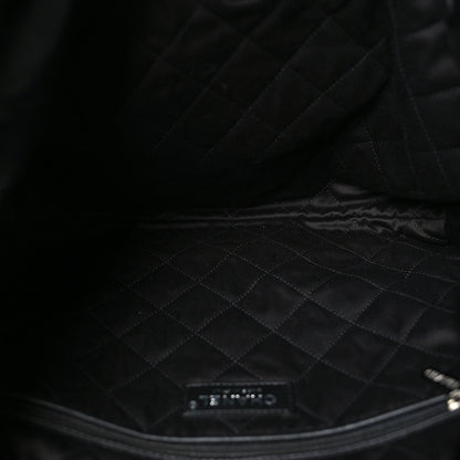 Small Quilted Calfskin Handbag - Black