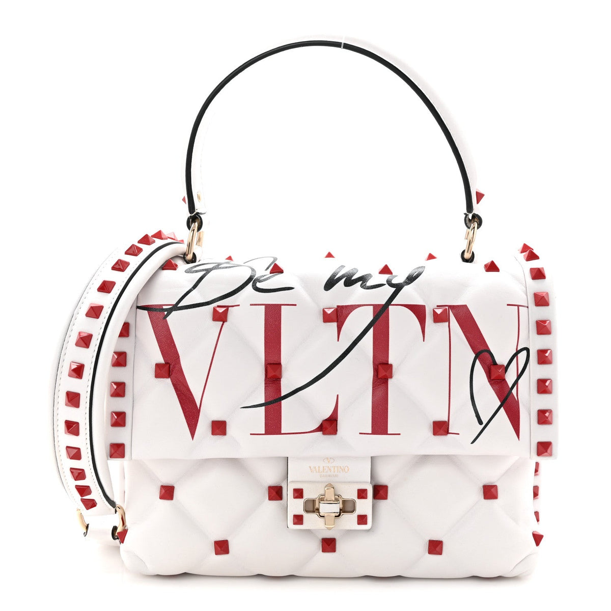 Lambskin Handbag - White