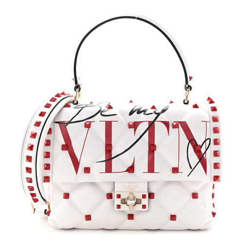 Lambskin Handbag - White