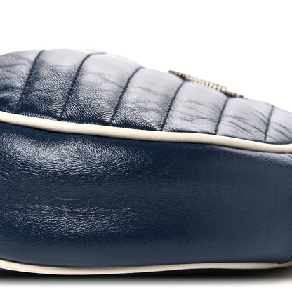 Mini Calfskin Shoulder Bag - Black