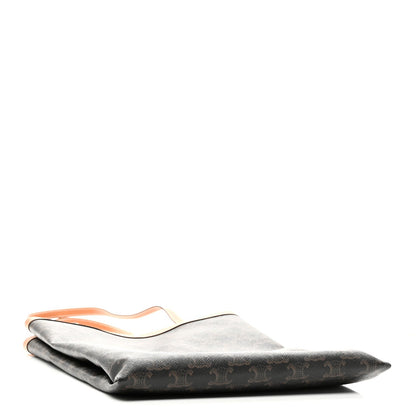 Calfskin Canvas Tote Bag