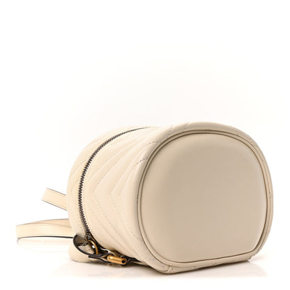 Mini Calfskin Backpack - White
