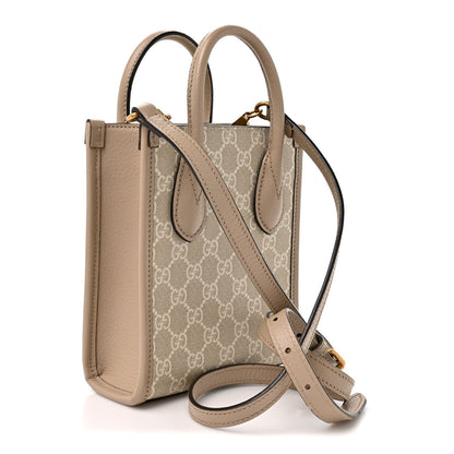 Mini Calfskin Tote Bag - Red