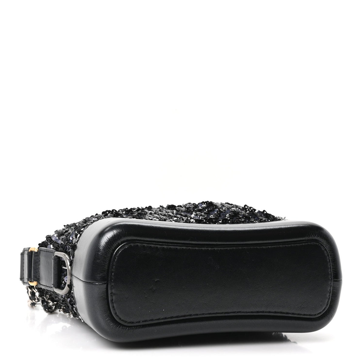 Small Calfskin Hobo Bag - Black