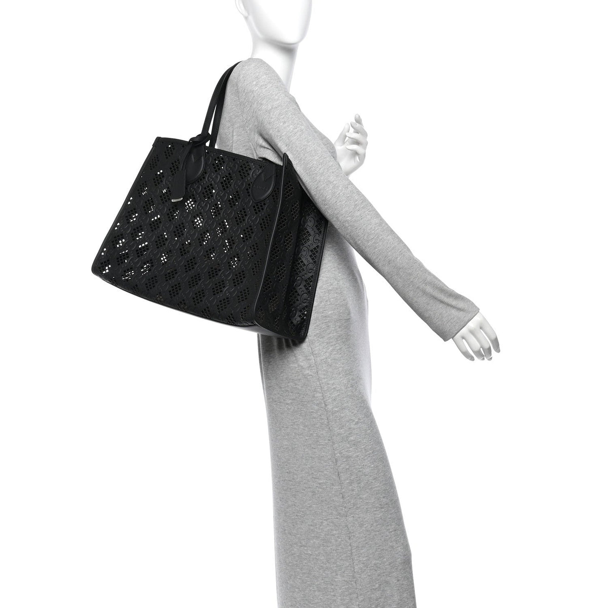Medium Calfskin Tote Bag - Black