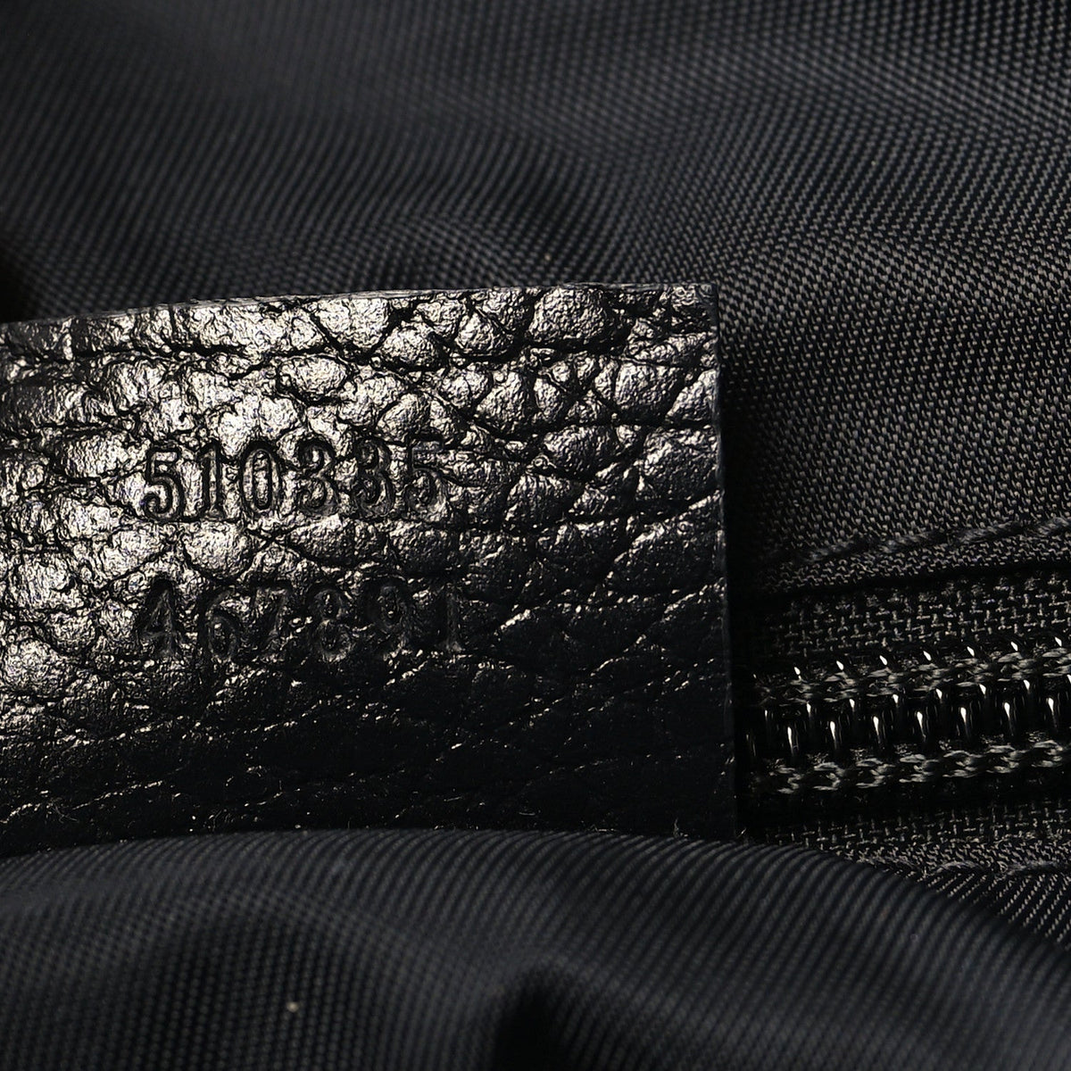 Nylon Flap Shoulder Bag - Black