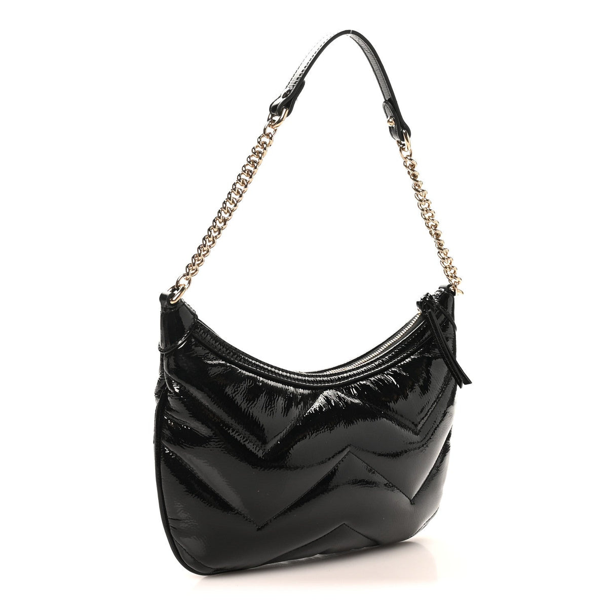 Calfskin Hobo Bag - Black