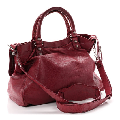 Agneau Giant 12 Silver Hardware Velo Cas Handbag
