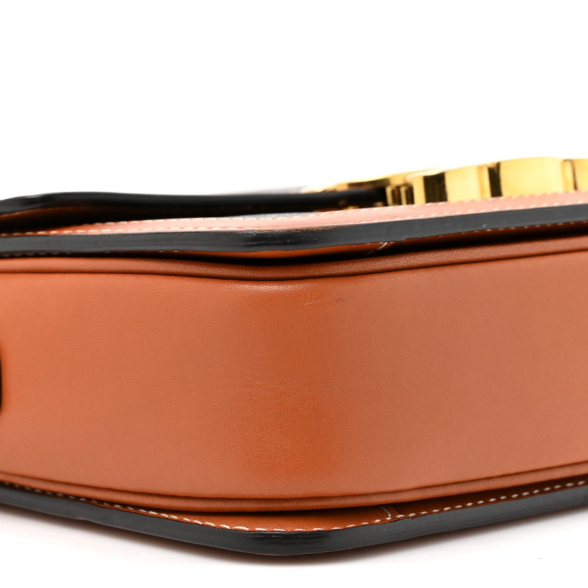 Calfskin Canvas Handbag - Tan