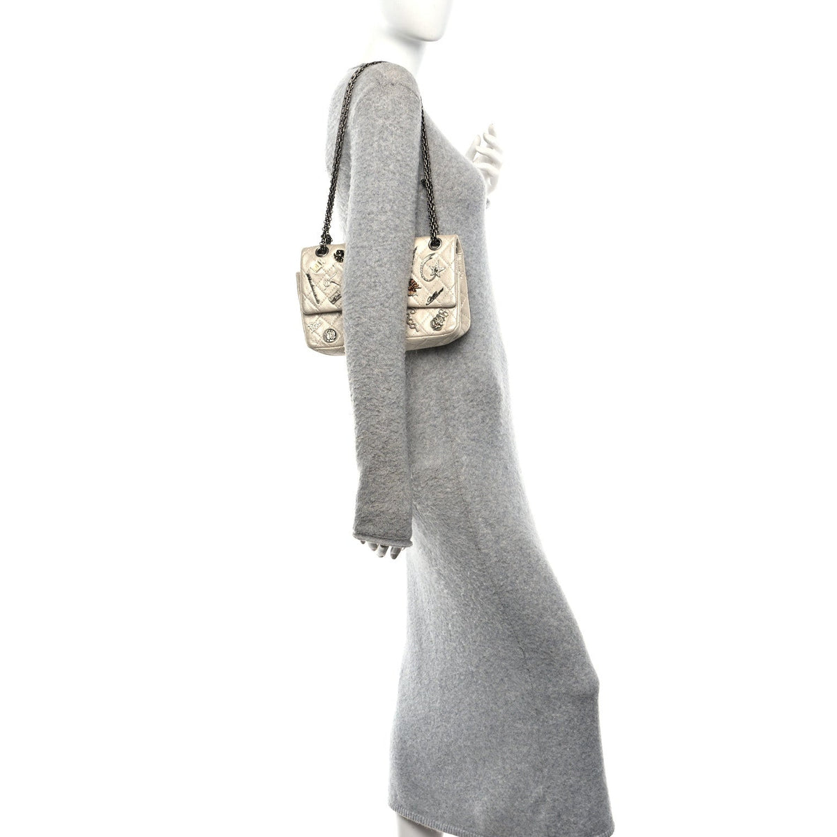 Calfskin Flap Shoulder Bag
