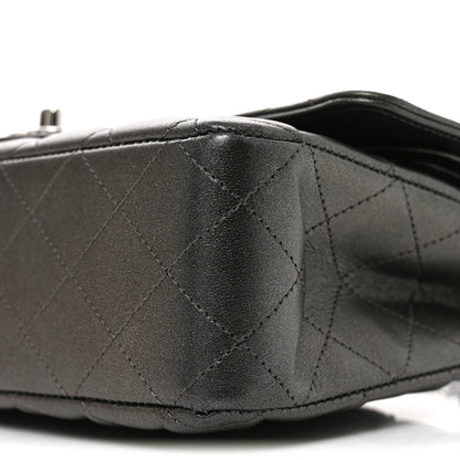 Medium Quilted Lambskin Flap Shoulder Bag