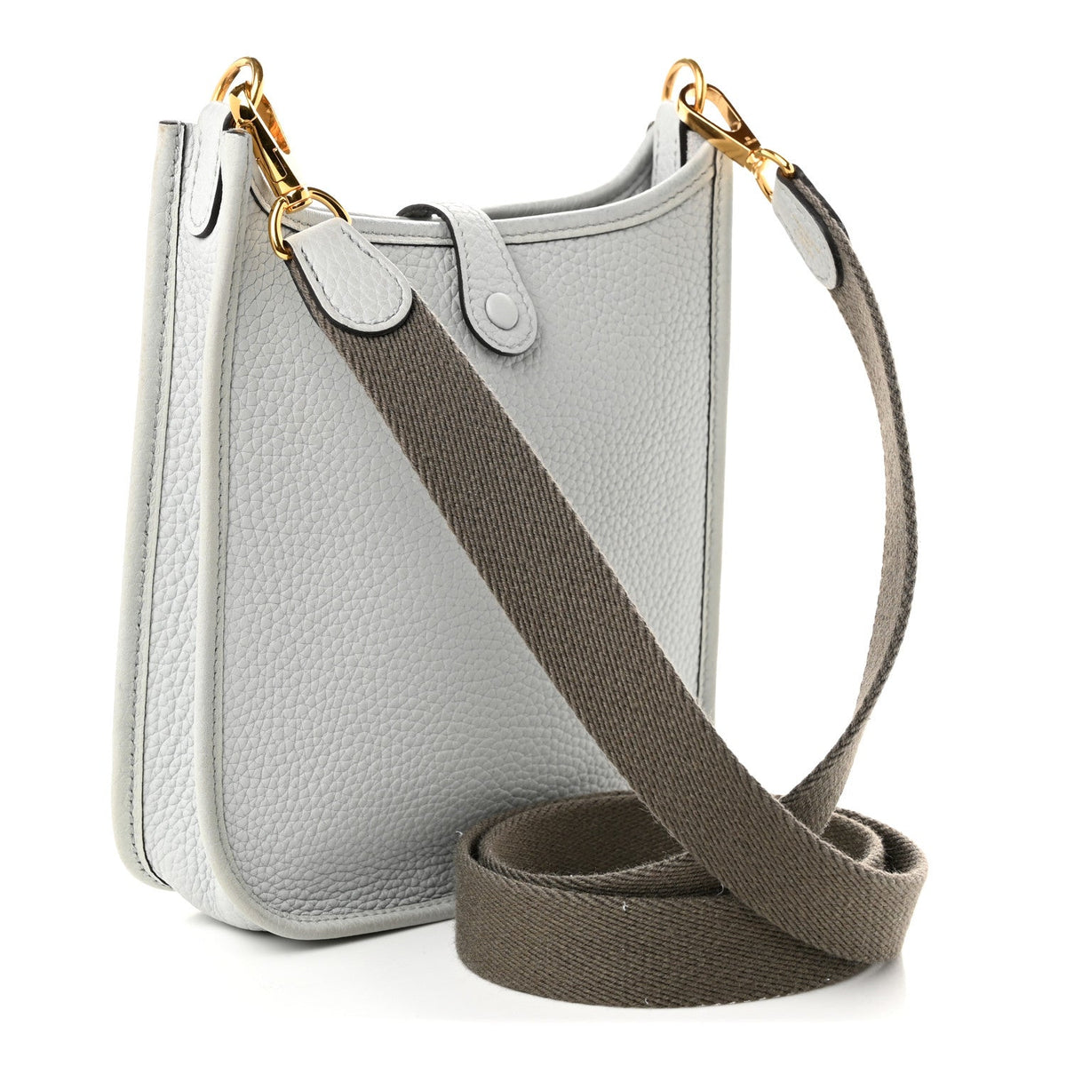 Taurillon Clemence Evelyne Tpm Bleu Pale Handbag