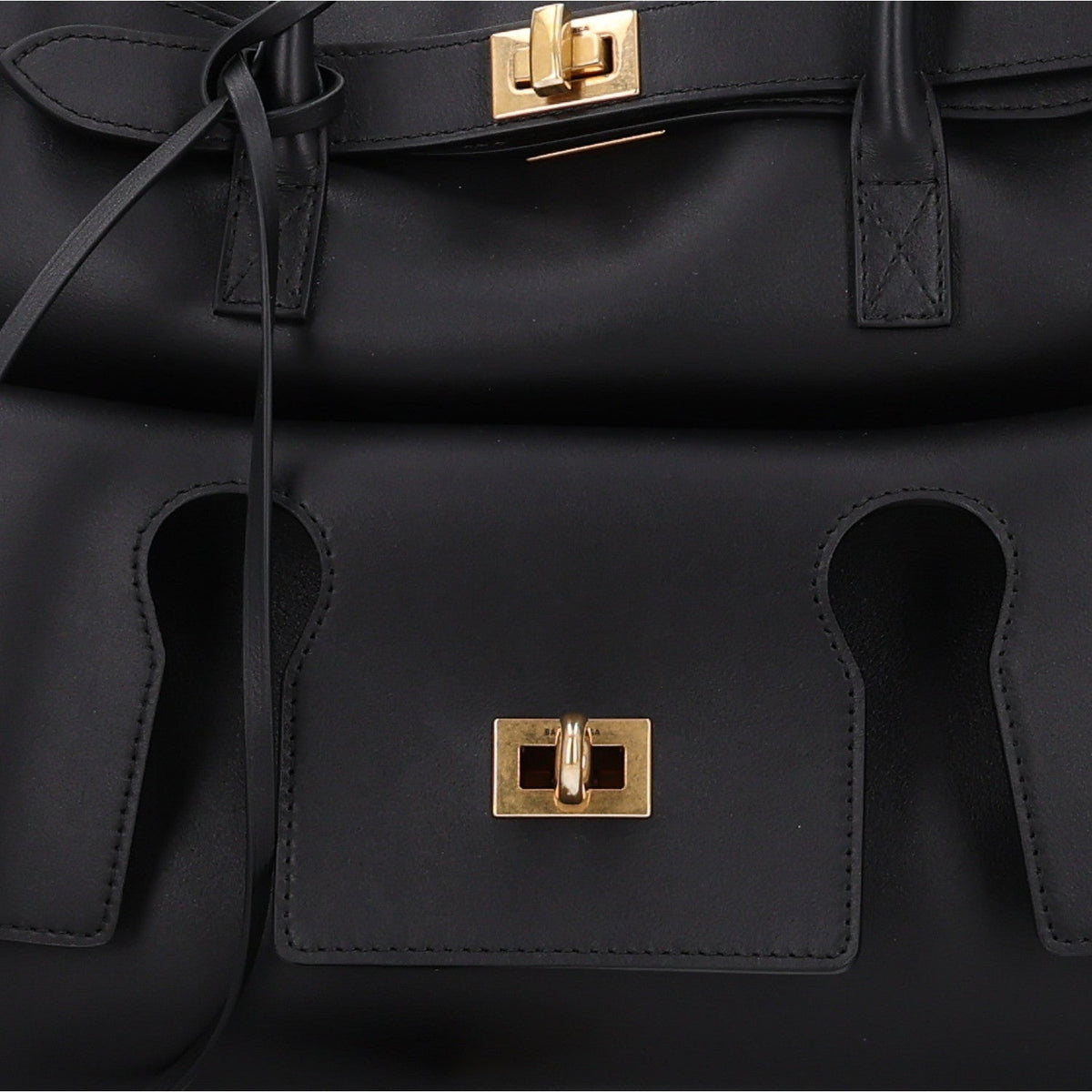 Medium Calfskin Handbag - Black