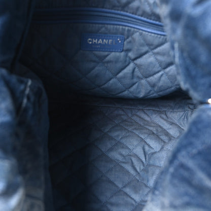 Quilted Handbag - Blue
