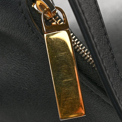 Calfskin Handbag - Black