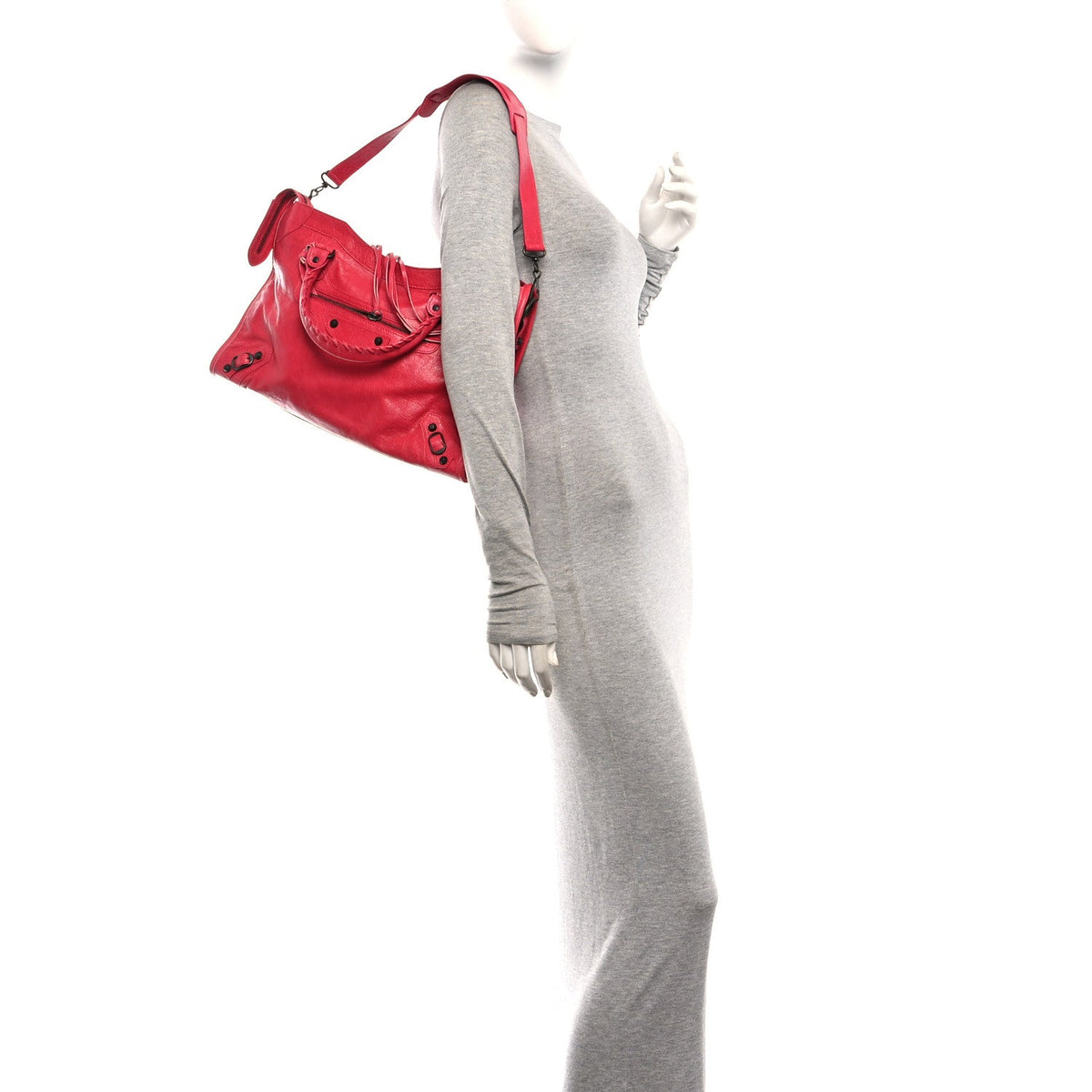 Agneau Classic Hardware City Rose Thulia Handbag