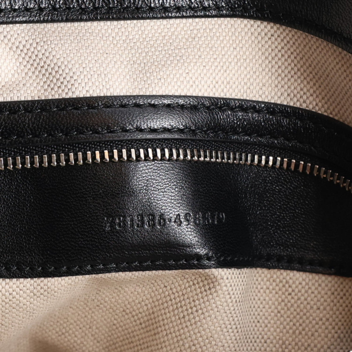 Large Calfskin Tote Bag - Black